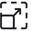 Square feet icon
